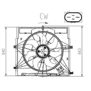 NRF Engine Cooling Fan 47920