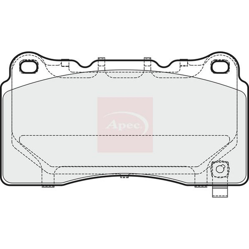 Apec Front Brake Pad Set PAD1993