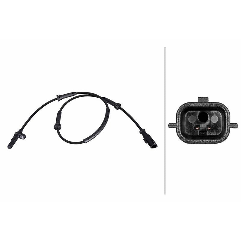 Hella ABS Wheel Speed Sensor Rear 6PU 358 216-271