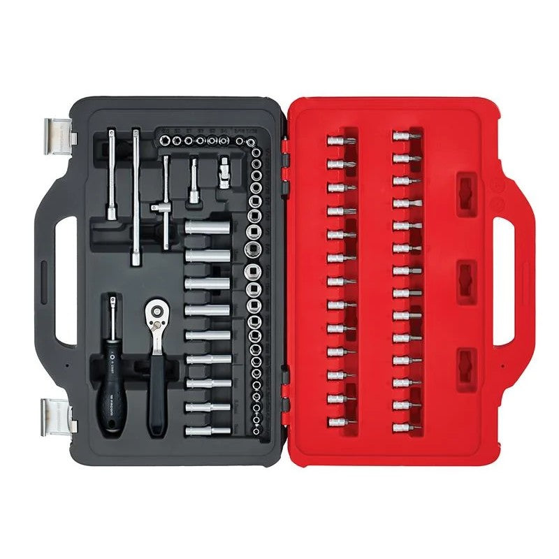 Facom 1/4in Drive Socket Set, 72 Piece - RL.151-EP72PB