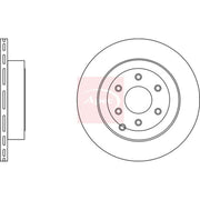 Apec 2 x Vented Rear Brake Discs DSK2708