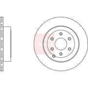 Apec 2 x Vented Rear Brake Discs DSK2708