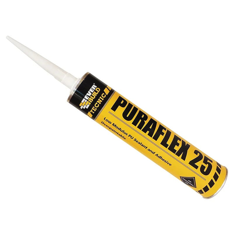 Everbuild Sika Industrial Puraflex 25 Sealant Black 300ml - 464966