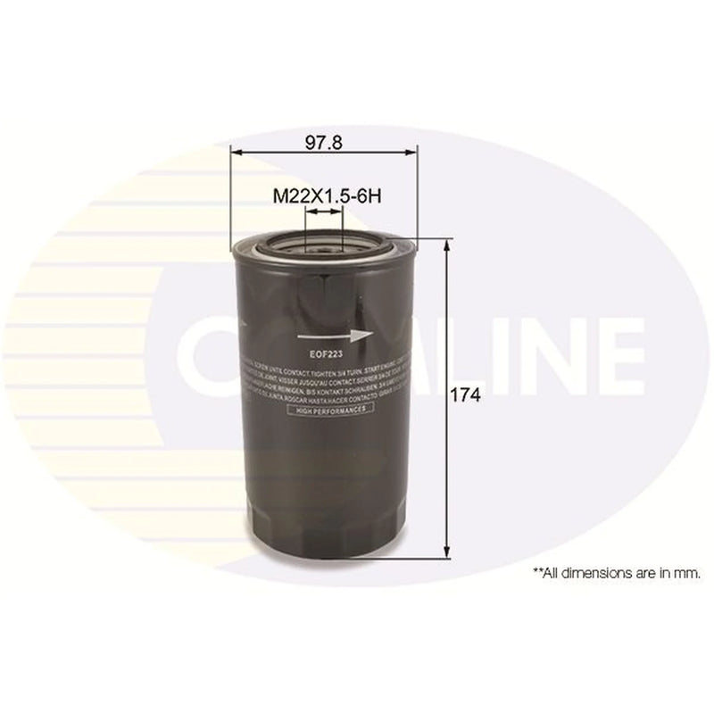 Comline Engine Oil Filter EOF223