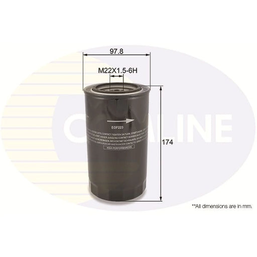 Comline Engine Oil Filter EOF223