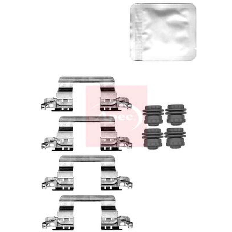 Apec Brake Pad Accessory Fitting Kit Front KIT1621