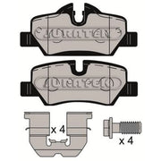 Juratek Rear Brake Pad Set JCP8137