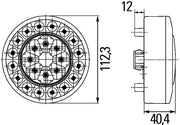Hella 2SD 010 546-127 Tail Light Assembly