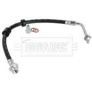 Borg & Beck Brake Hydraulic Hose Line Front Left BBH9085