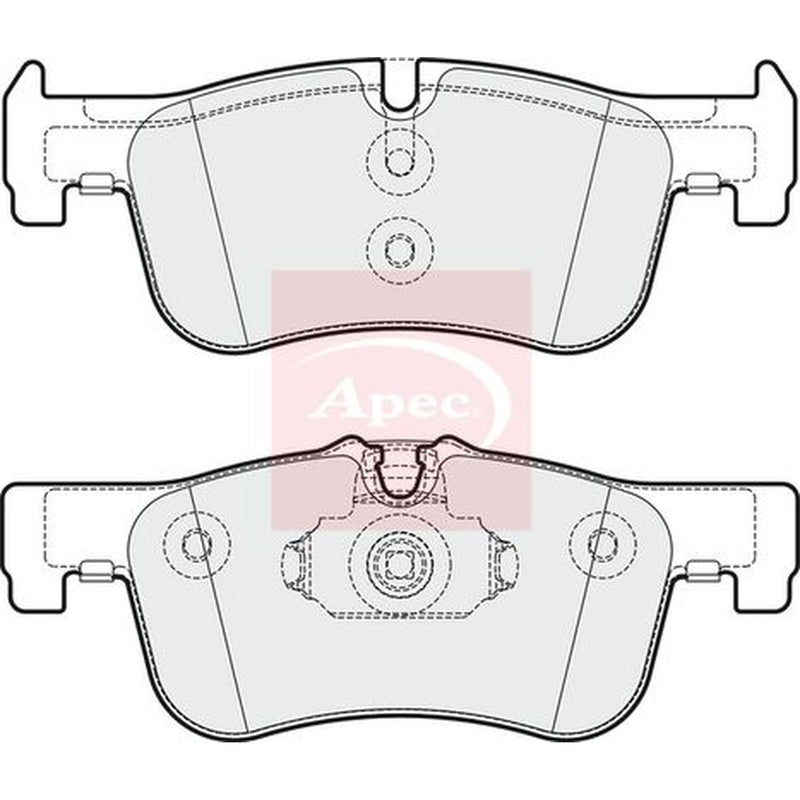 Apec Front Brake Pad Set PAD1876