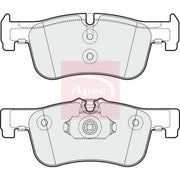 Apec Front Brake Pad Set PAD1876