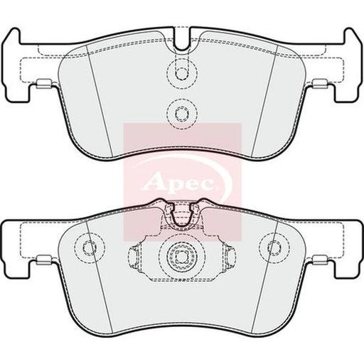Apec Front Brake Pad Set PAD1876