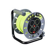 Masterplug PRO-XT Open Cable Reel 240V 13A 4-Socket 25m - OMU25134SL-PX