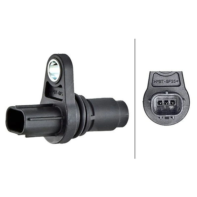 Hella Camshaft Position Sensor Left 6PU 009 168-411