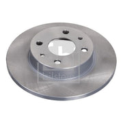 Febi 2 x Solid Rear Brake Discs 10619