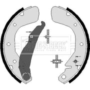 Borg & Beck Brake Shoe Set Axle Kit BBS6222
