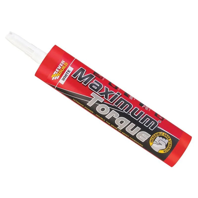 Everbuild Sika Maximum Torque Adhesive White 290ml - 484807
