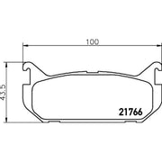 Mintex Rear Brake Pad Set MDB1680