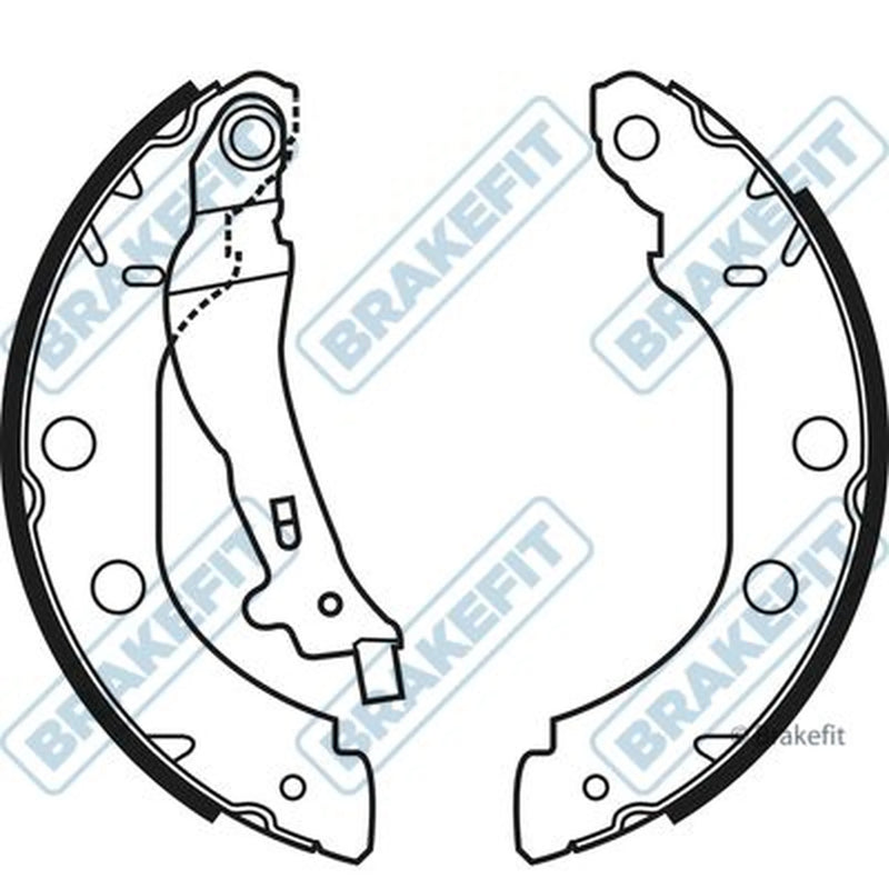 Apec Brake Shoe Set Axle Kit BSH1102