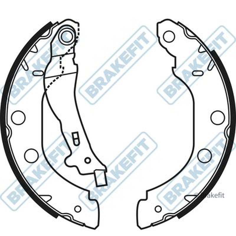Apec Brake Shoe Set Axle Kit BSH1102