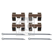 Febi Brake Pad Accessory Fitting Kit Front 181474