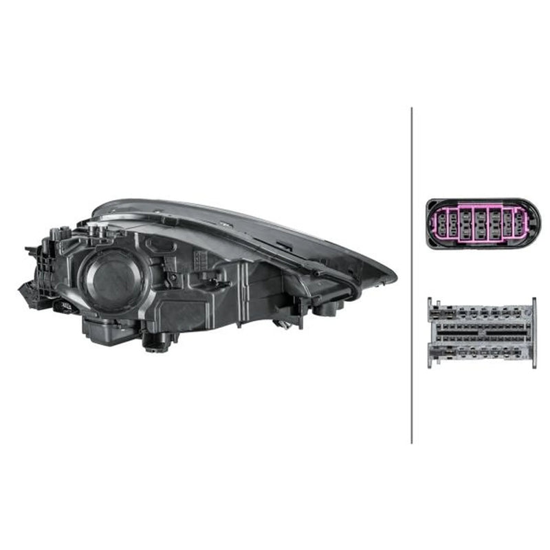 Hella Headlight Headlamp LED Left 1EX 014 690-031