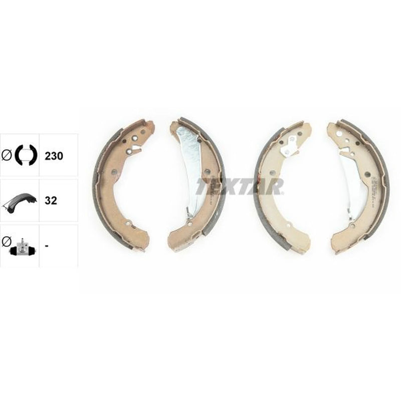 Textar Brake Shoe Set Axle Kit 91052400