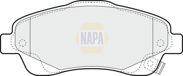 NAPA Front Vented & Rear Vented Brake Discs & Pads fits TOYOTA