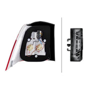 Hella Tail Light / Lamp P21W Right 2VA 009 426-121