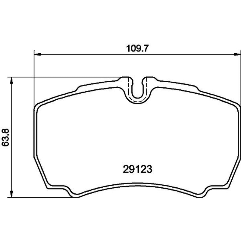 DON Rear Brake Pad Set PCP1676