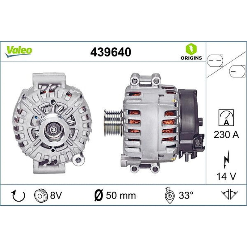 Valeo Car Alternator 12V 439640