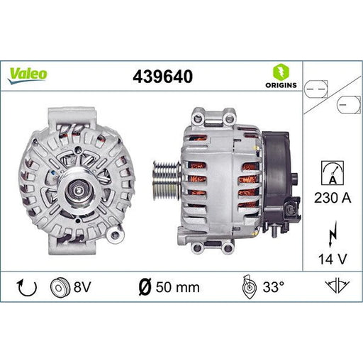 Valeo Car Alternator 12V 439640