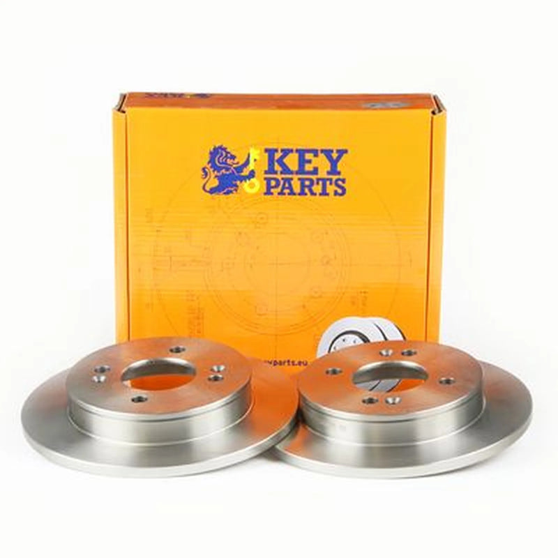 Key Parts 2 x Solid Rear Brake Discs KBD4529
