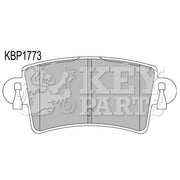 Key Parts 4 x Rear Brake Pad Set KBP1773