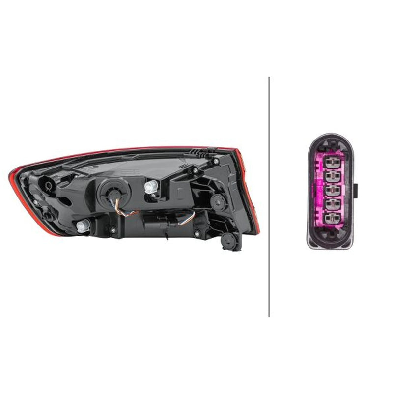 Hella Tail Light / Lamp LED Right 2SD 012 246-061