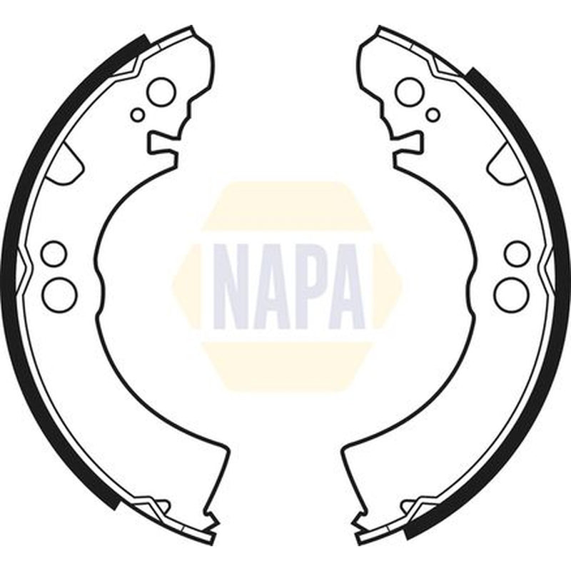 NAPA Brake Shoe Set Axle Kit NBS1007