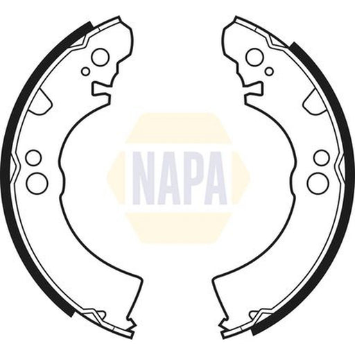 NAPA Brake Shoe Set Axle Kit NBS1007