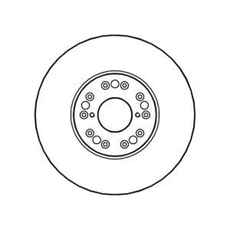 Abtex 2 x Vented Front Brake Discs BD571V