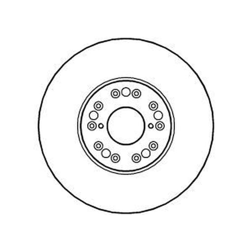 Abtex 2 x Vented Front Brake Discs BD571V