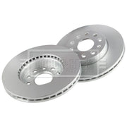 Borg & Beck 2 x Vented Front Brake Discs BBD5393