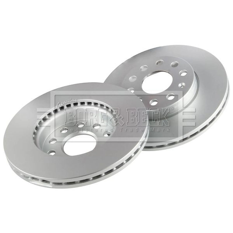 Borg & Beck 2 x Vented Front Brake Discs BBD5393