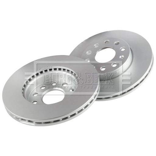 Borg & Beck 2 x Vented Front Brake Discs BBD5393