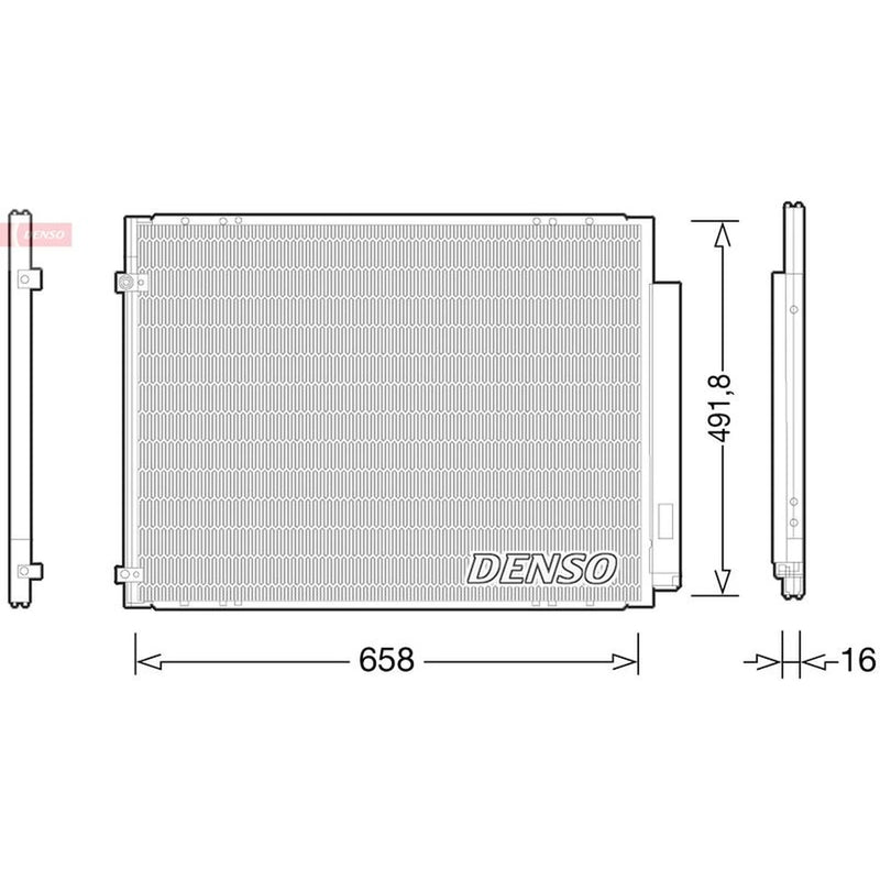 Denso Air Conditioning Condenser DCN51010