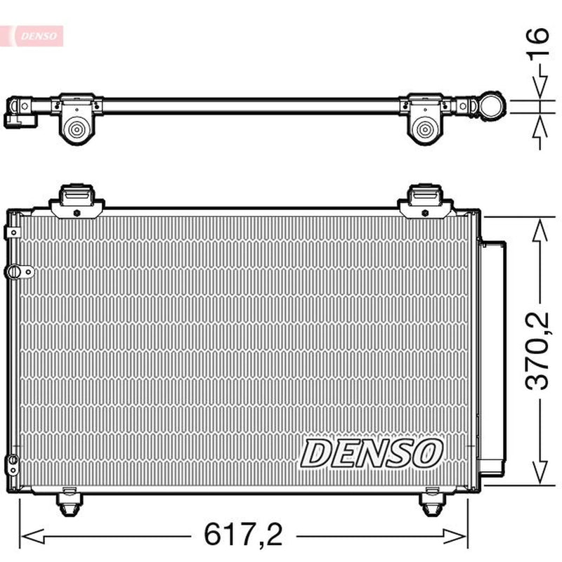 Denso Air Conditioning Condenser DCN50112