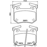 DON Rear Brake Pad Set PCP1833