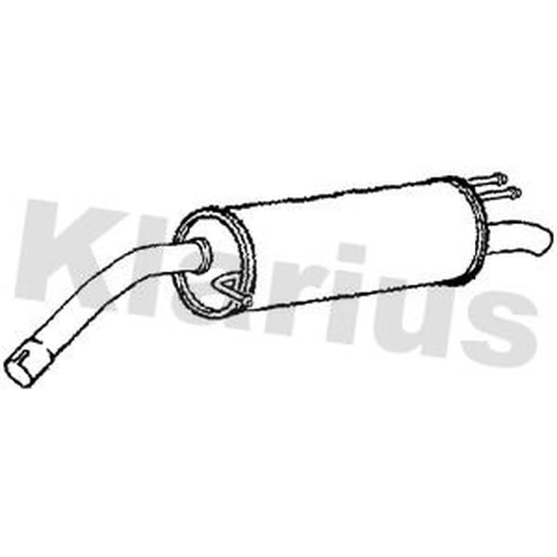 Klarius Box With Tail Pipe Rear FT834K