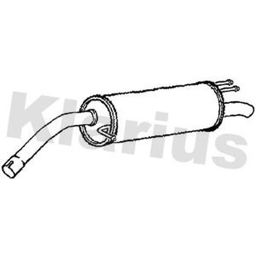Klarius Box With Tail Pipe Rear FT834K