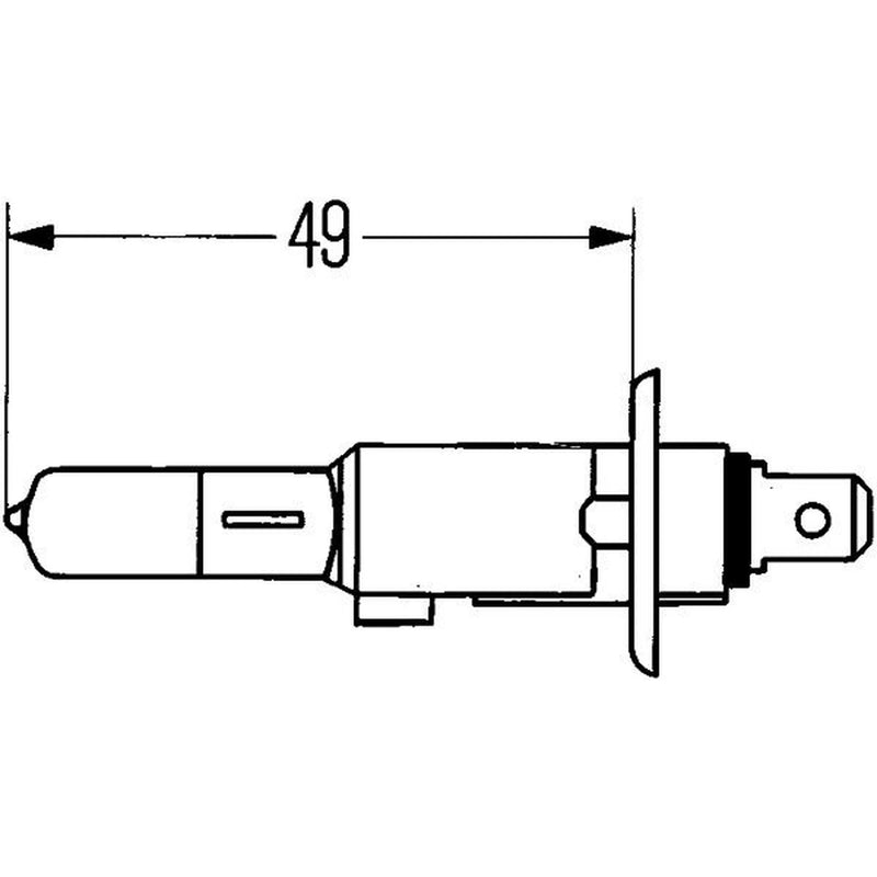 Hella Car Light Bulb H1 P14.5s 12V 100W 8GH 002 089-153