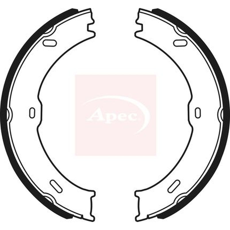 Apec Parking Brake Shoe Set SHU714