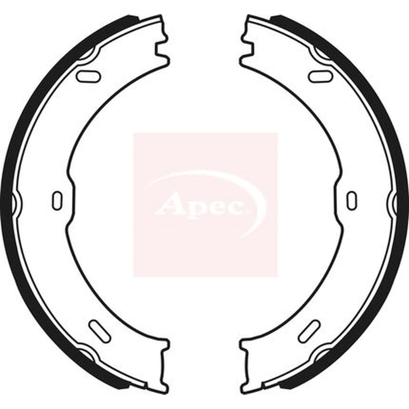 Apec Parking Brake Shoe Set SHU714